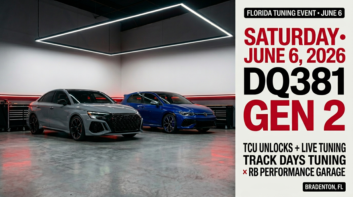 Facebook feed poster for the DQ381 Gen 2 Bradenton event