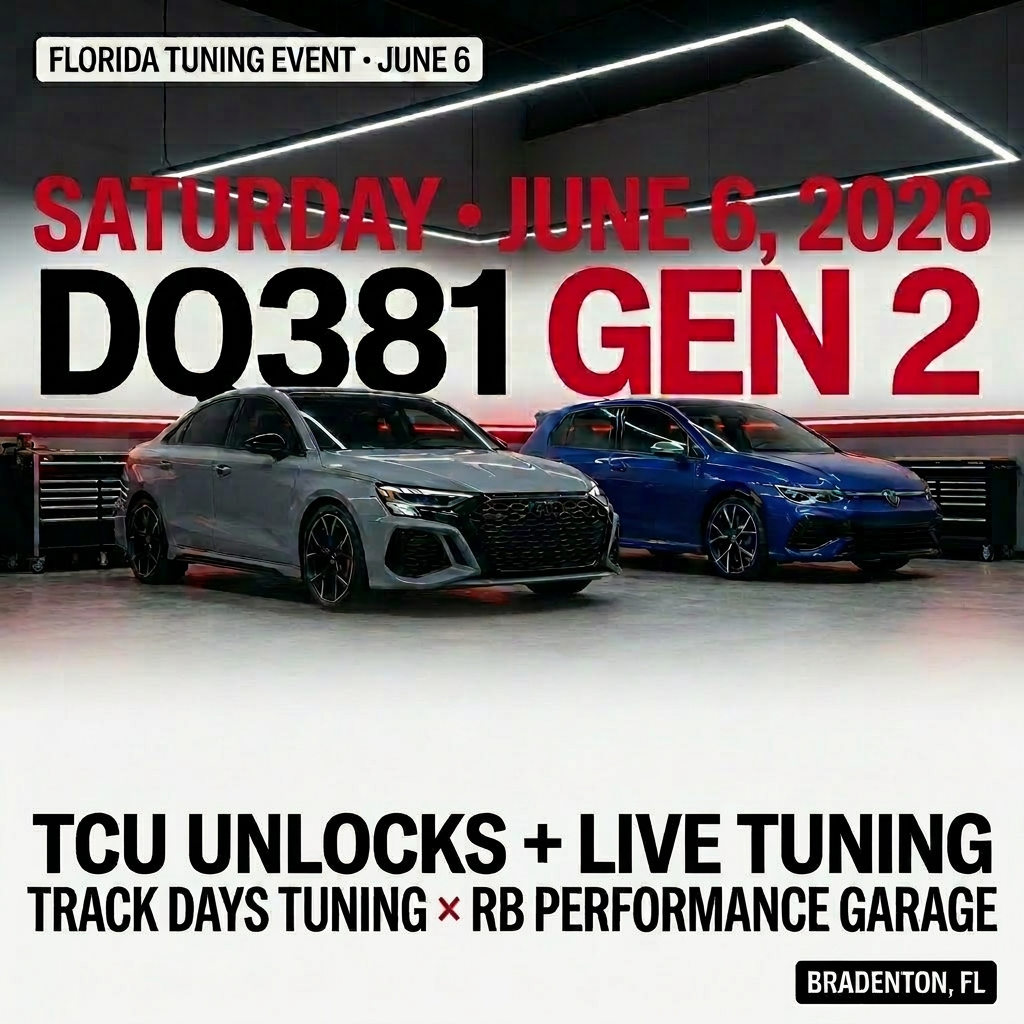 Facebook square feed poster for the DQ381 Gen 2 Bradenton event